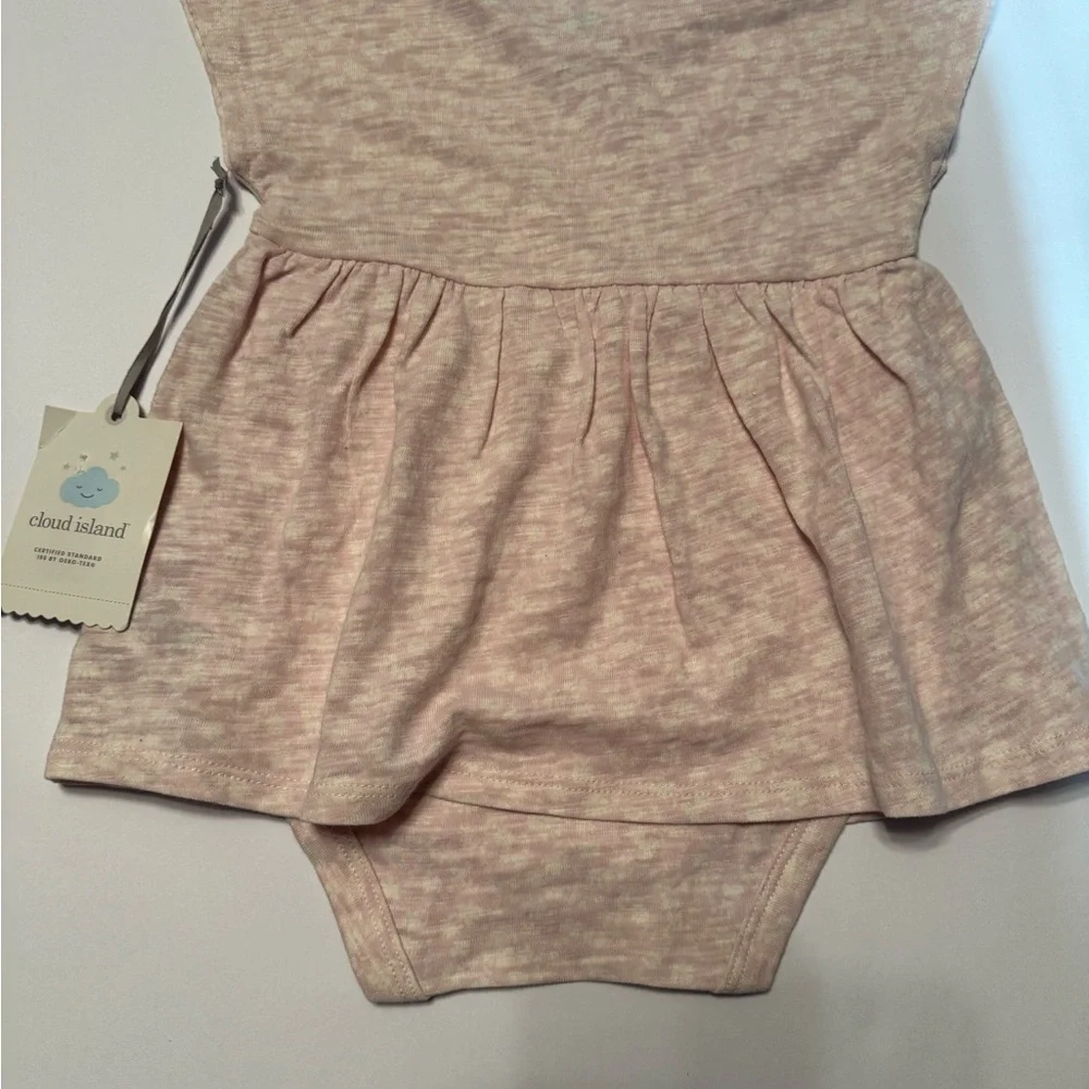 Cloud Island Pink Diaper Cover Dress